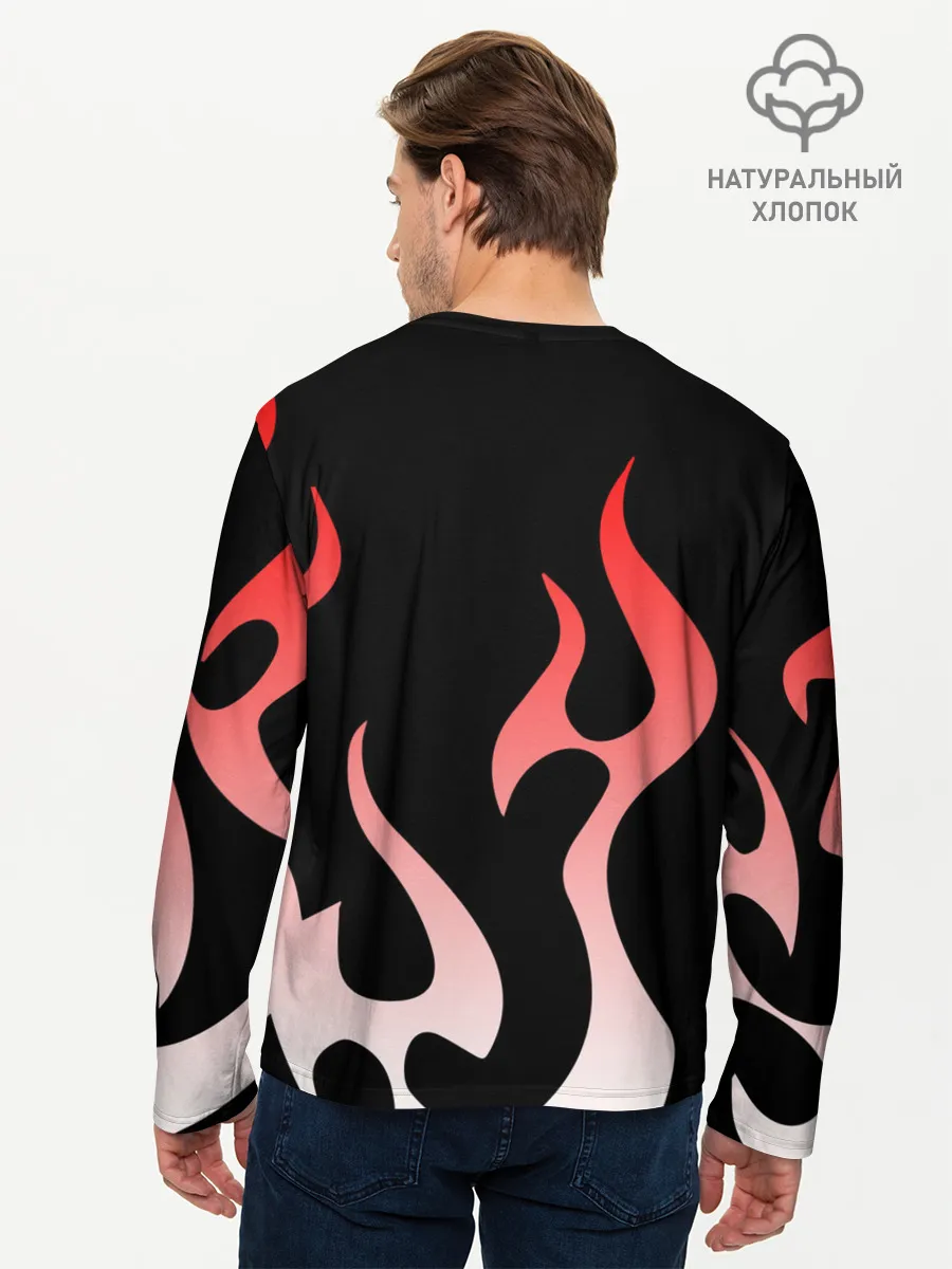 Мужской лонгслив базовый / Приключения ДжоДжо