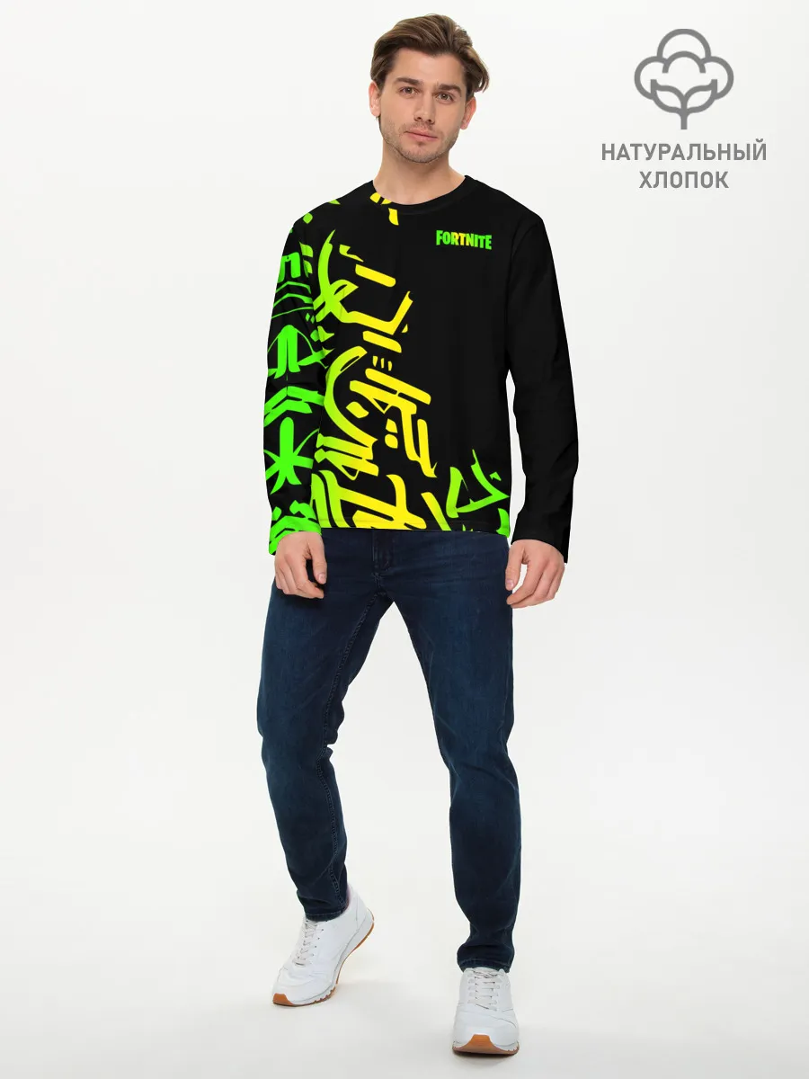 Мужской лонгслив базовый / Fortnite