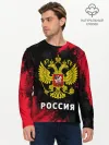 Мужской лонгслив базовый / РОССИЯ / RUSSIA