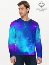 Мужской лонгслив базовый / Космос