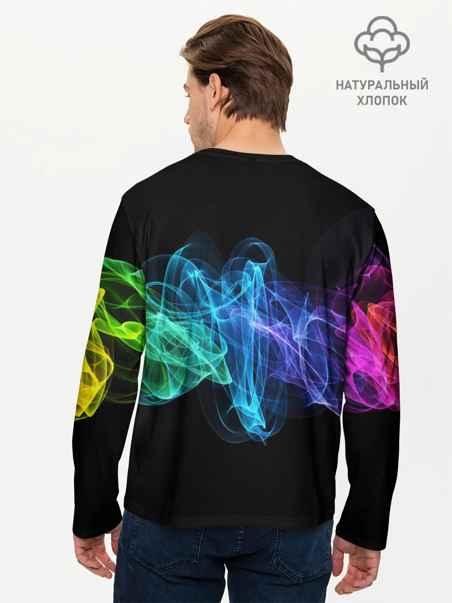 Мужской лонгслив базовый / COLOR SMOKE