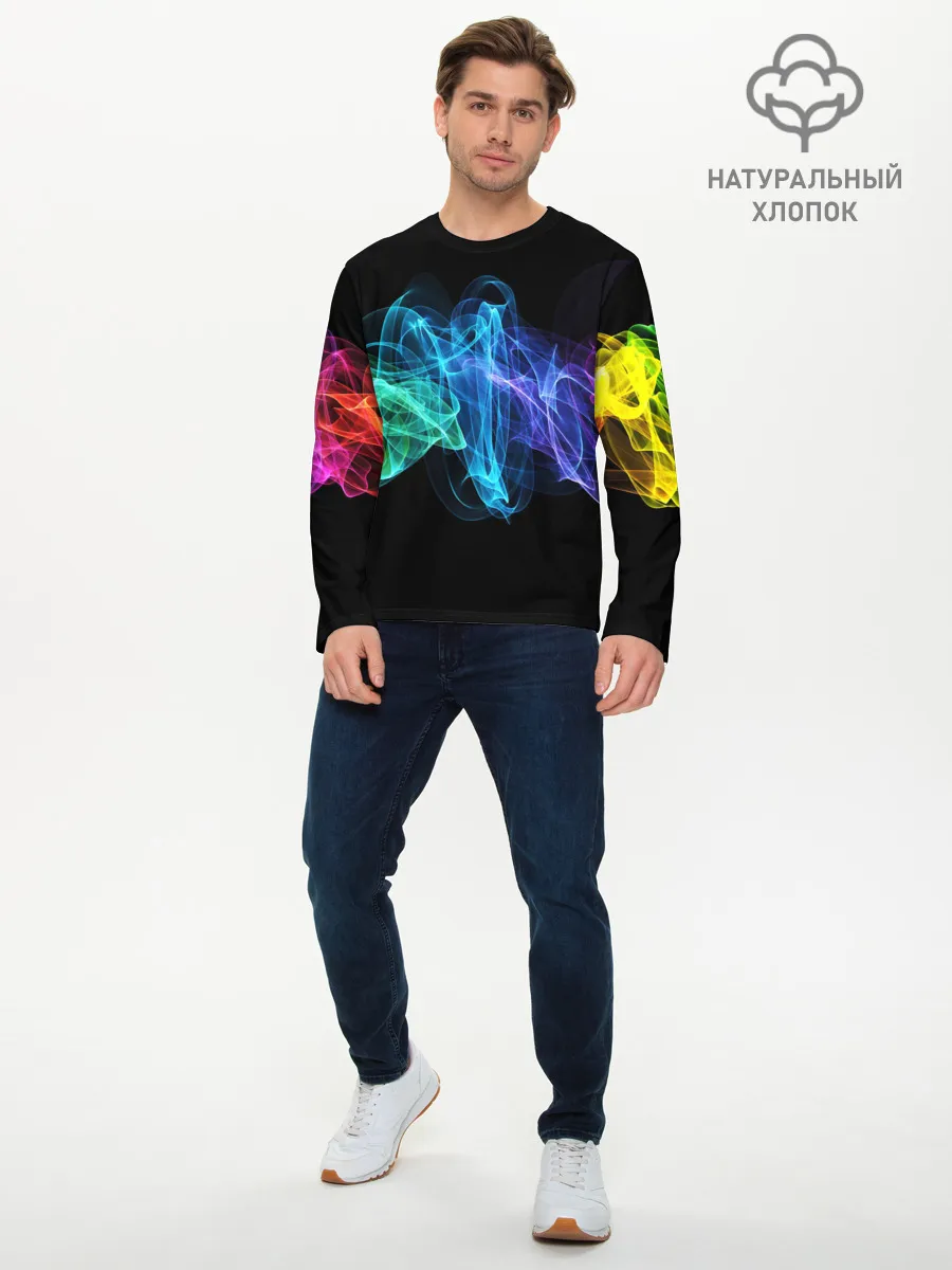 Мужской лонгслив базовый / COLOR SMOKE