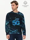 Мужской лонгслив базовый / 5G Network