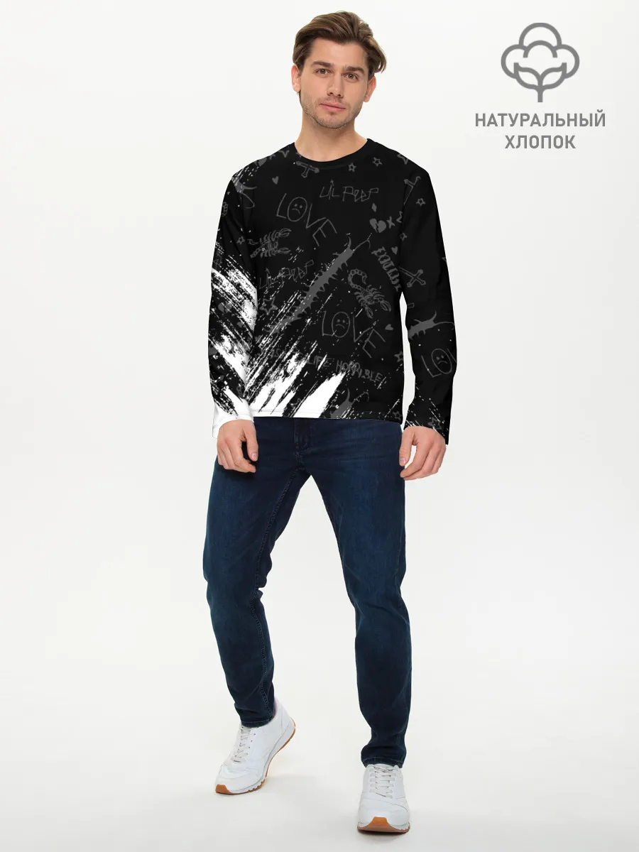 Мужской лонгслив базовый / LIL PEEP / ЛИЛ ПИП