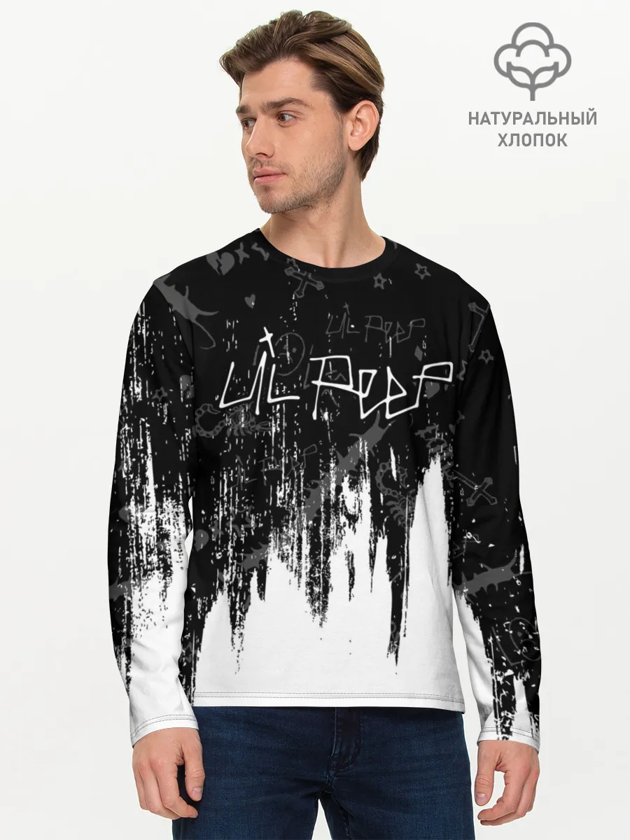 Мужской лонгслив базовый / LIL PEEP / ЛИЛ ПИП