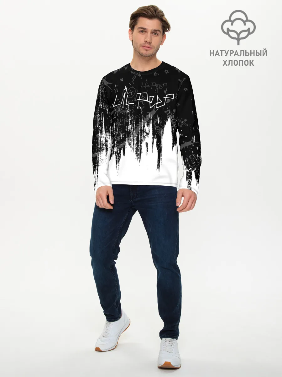 Мужской лонгслив базовый / LIL PEEP / ЛИЛ ПИП