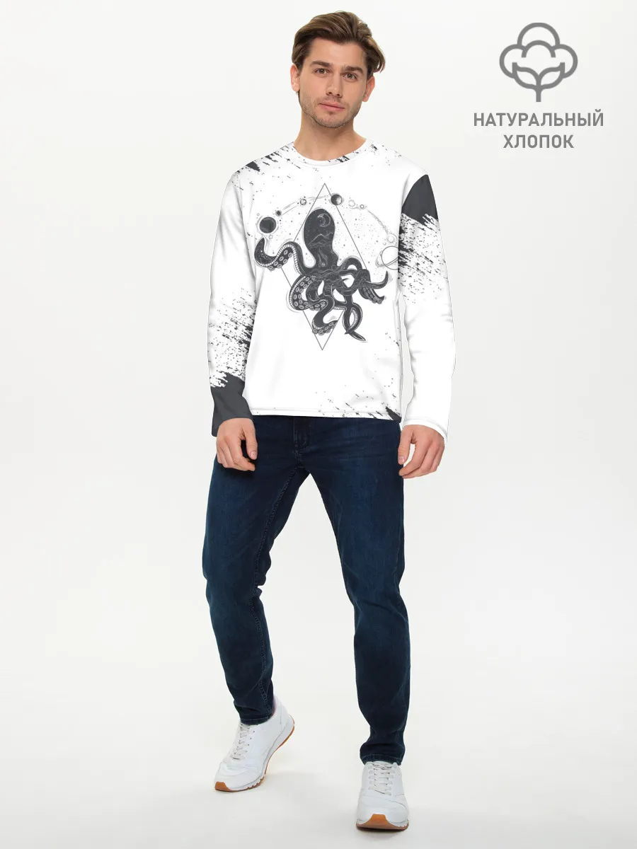 Мужской лонгслив базовый / Ктулху | Cthulhu