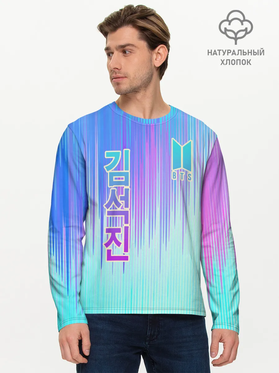 Мужской лонгслив базовый / BTS