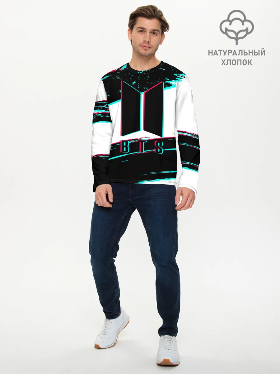 Мужской лонгслив базовый / BTS