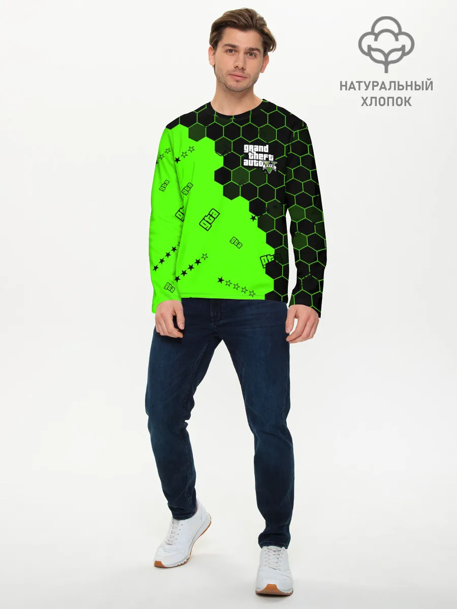 Мужской лонгслив базовый / GTA 5 / ГТА 5