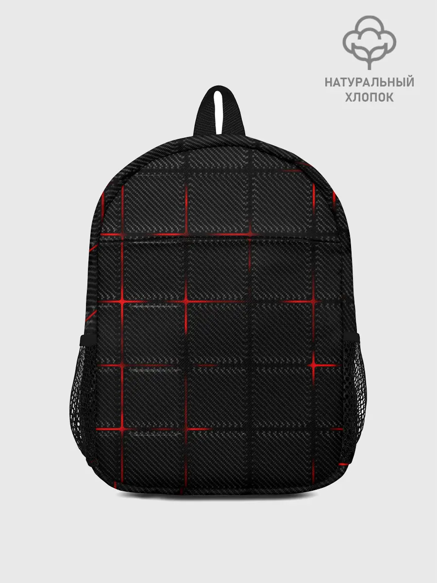 Рюкзак детский / 3D Плиты Red & Black