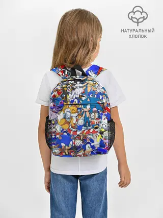 Рюкзак детский / SONIC PATTERN | СОНИК