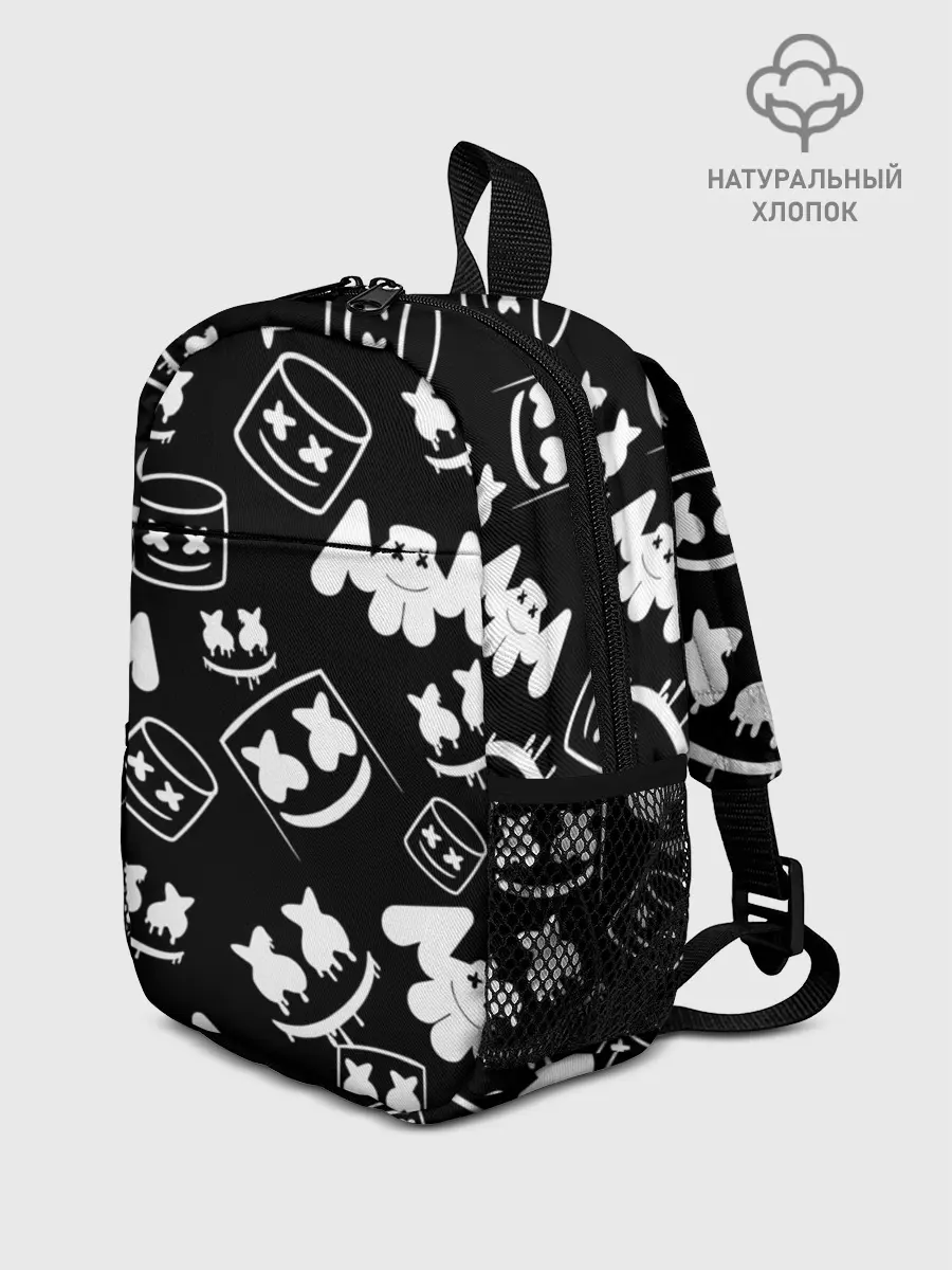 Рюкзак детский / Marshmello ЧБ