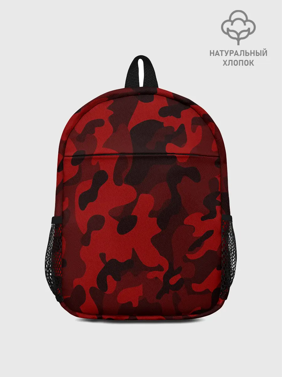 Рюкзак детский / RED MILITARY | КРАСНЫЙ КАМУФЛЯЖ
