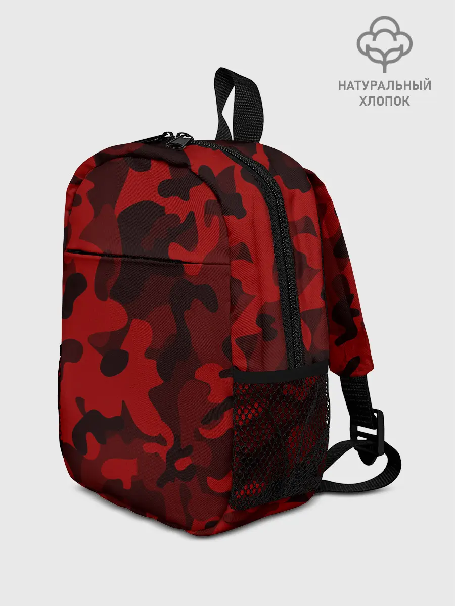Рюкзак детский / RED MILITARY | КРАСНЫЙ КАМУФЛЯЖ