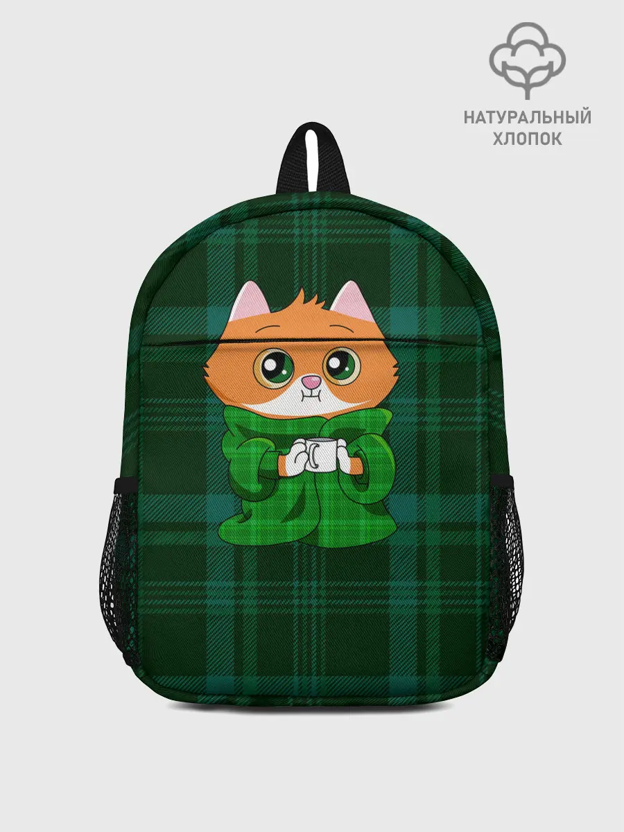 Рюкзак детский / Котёнок в пледе