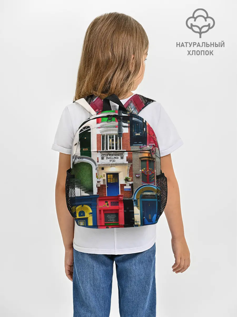 Рюкзак детский / London doors цифровой коллаж