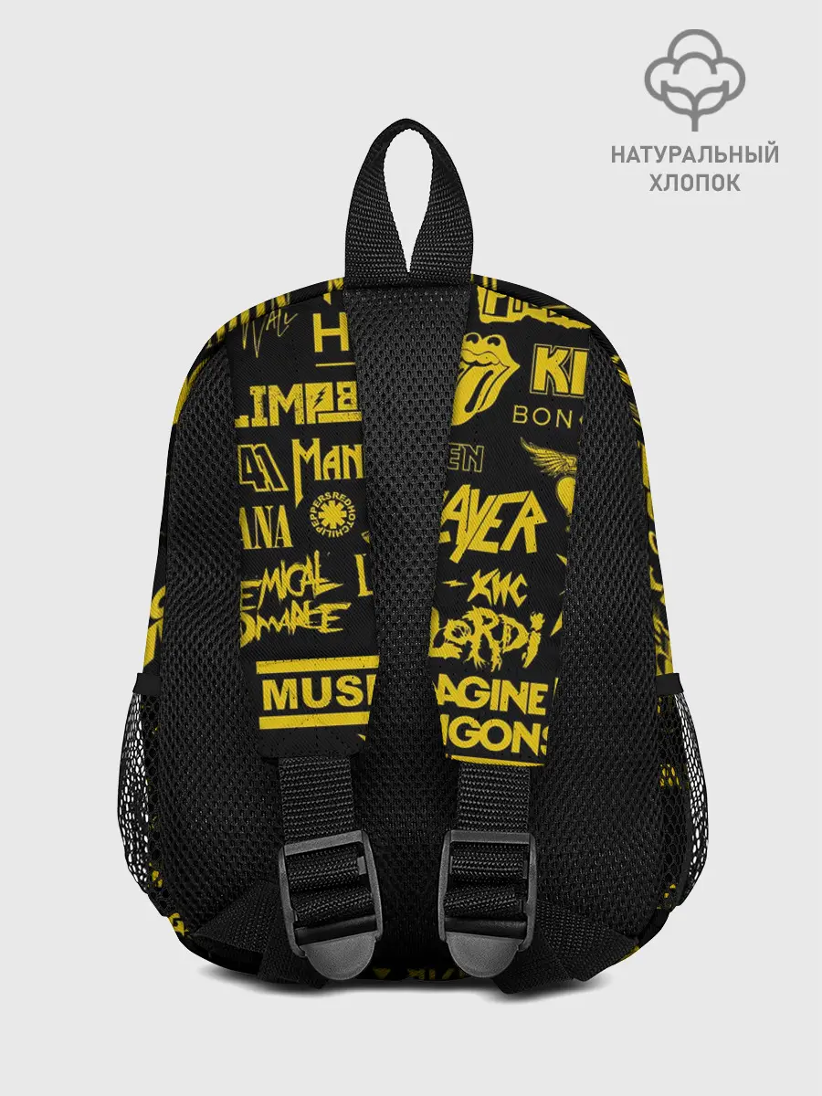 Рюкзак детский / Логотипы рок групп GOLD