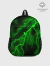 Рюкзак детский / МОЛНИЯ GREEN NEON