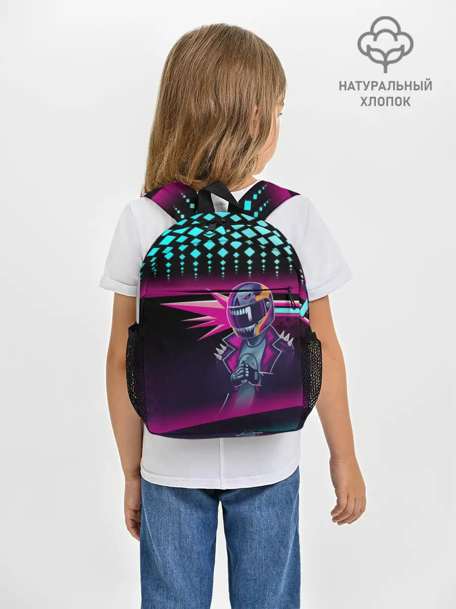 Рюкзак детский / НЕОНОВЫЙ ГОНЩИК