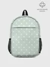 Рюкзак детский / белый горох