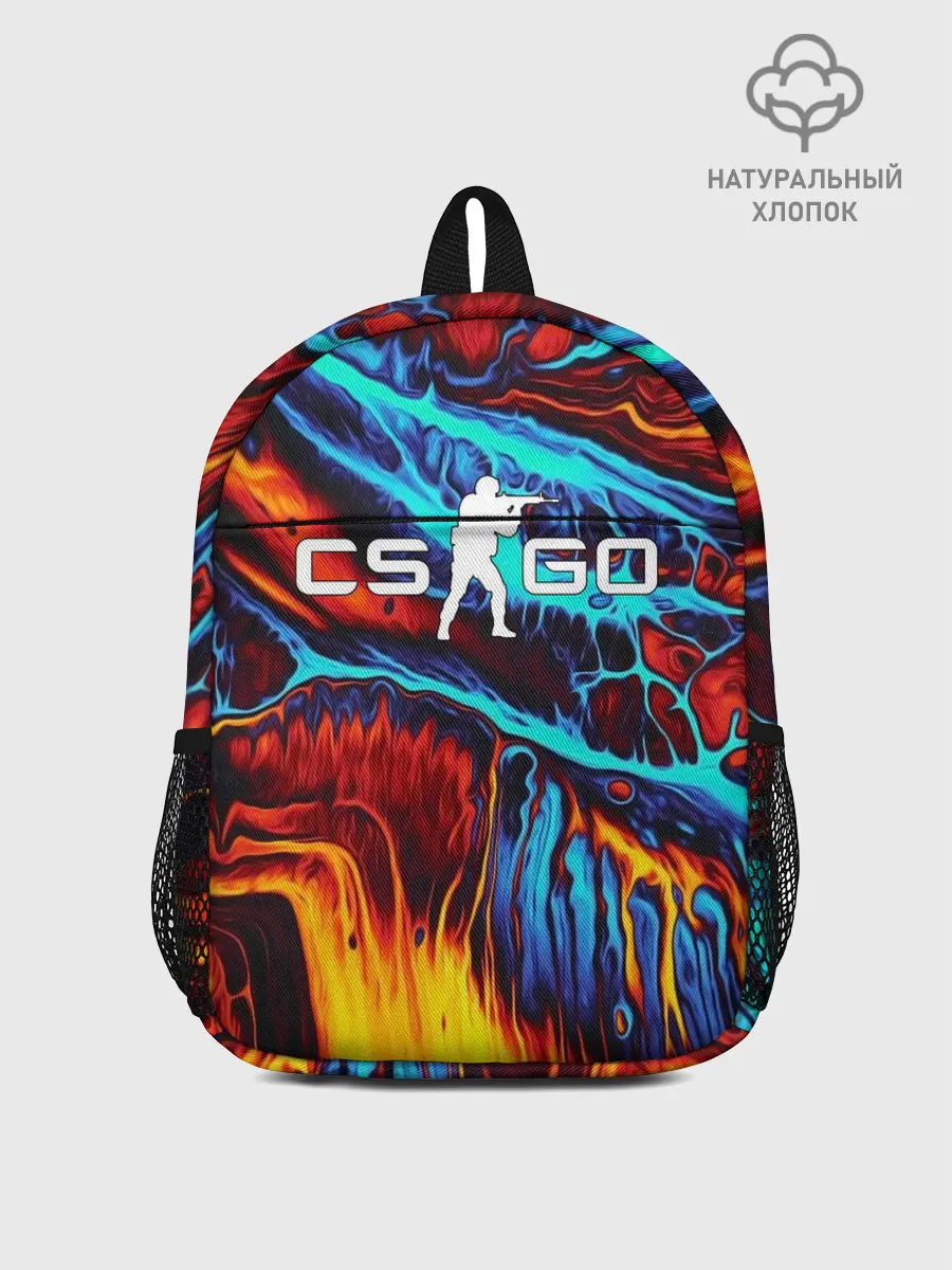 Рюкзак детский / CS GO STRIPES FLAME | КС ГО ПЛАМЯ