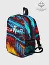Рюкзак детский / CS GO STRIPES FLAME | КС ГО ПЛАМЯ