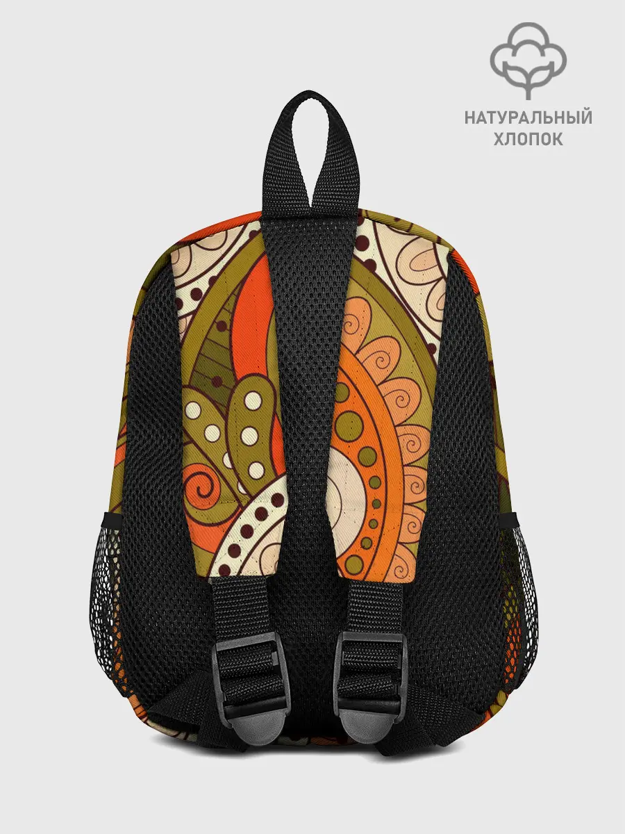 Рюкзак детский / Детский оранжево-болотный