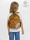 Рюкзак детский / Детский оранжево-болотный
