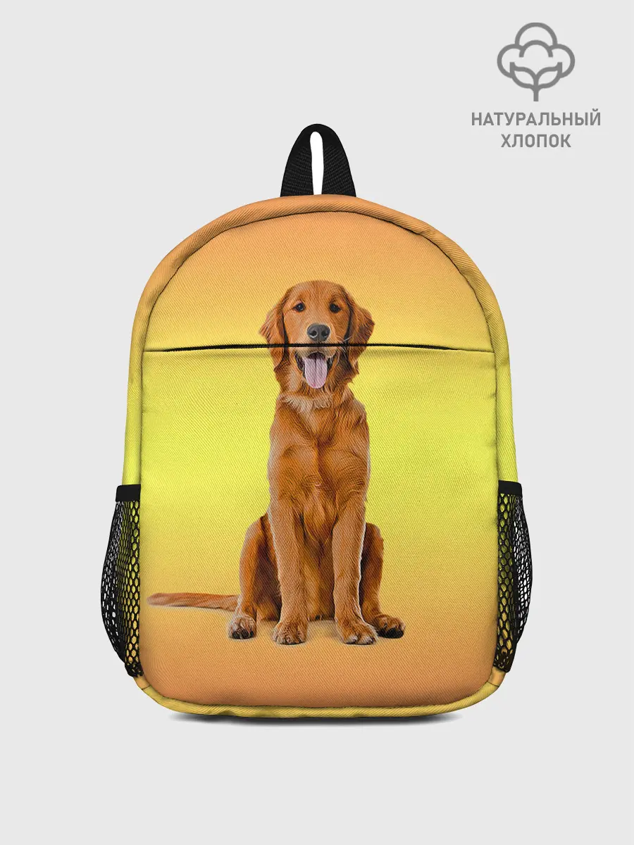 Рюкзак детский / Золотистый ретривер