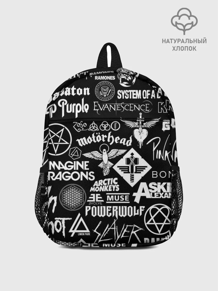 Рюкзак детский / ЛОГОТИПЫ РОК ГРУПП