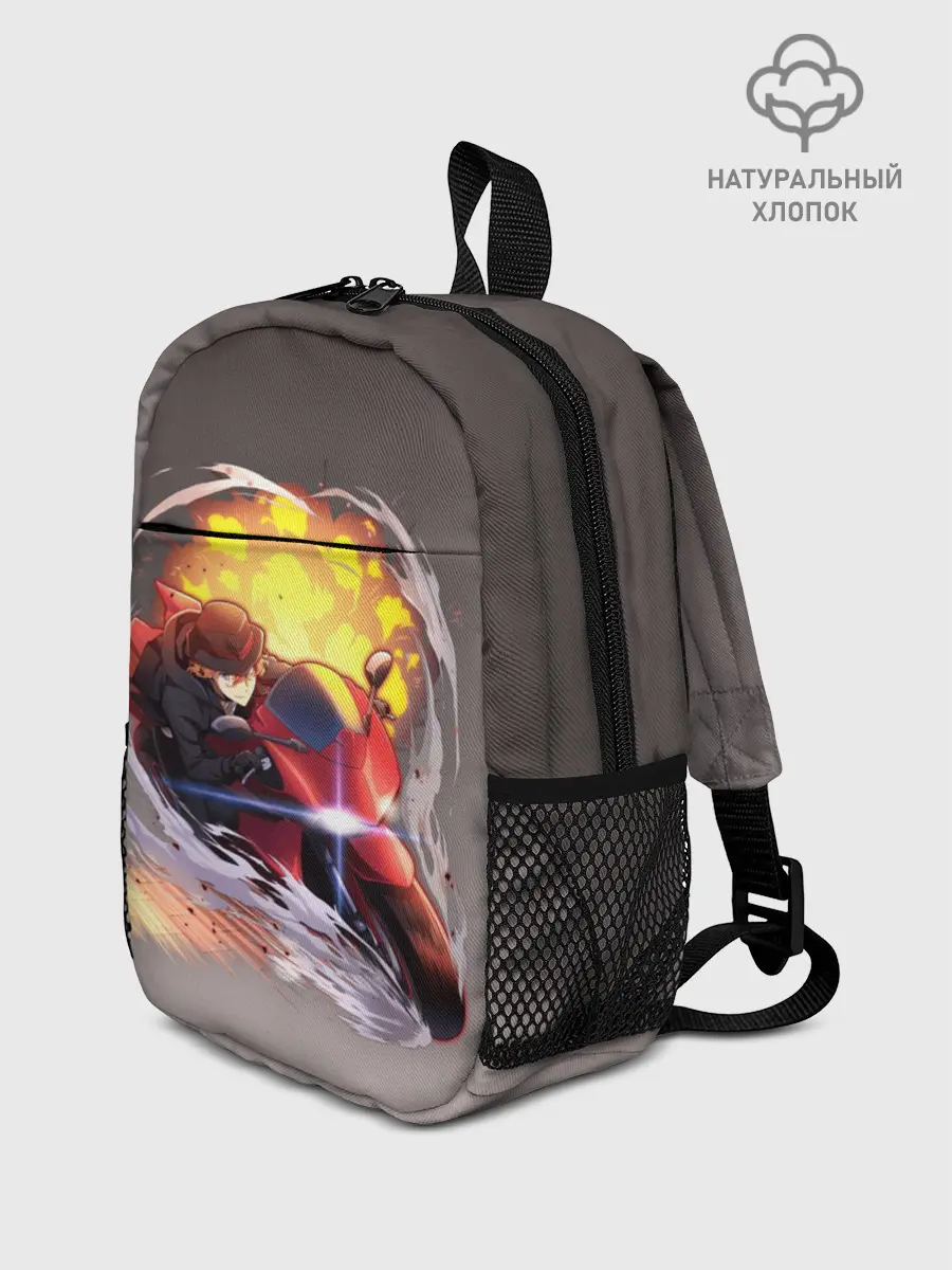 Рюкзак детский / Чуя Накахара на мотоцикле взрыв