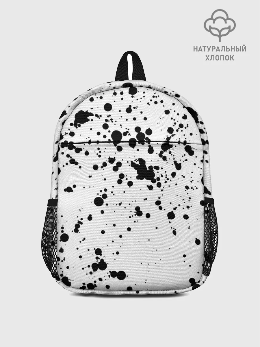 Рюкзак детский / Далматинец - брызги чёрными пятнами