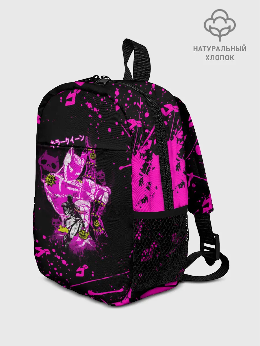 Рюкзак детский / KILLER QUEEN розовые кляксы