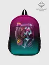 Рюкзак детский / RETRO CYBER BEAR NEON
