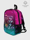Рюкзак детский / RETRO CYBER BEAR NEON