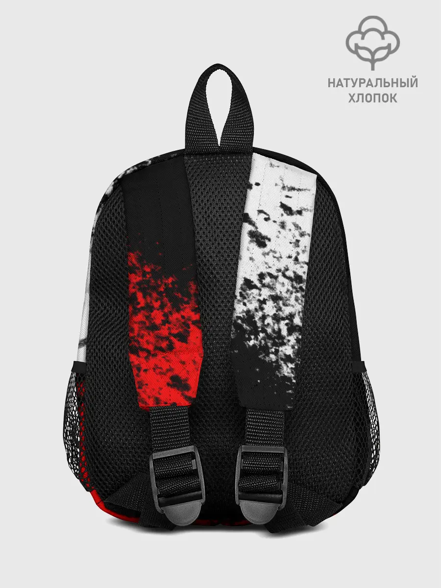 Рюкзак детский / Оверлорд лого краснобелый