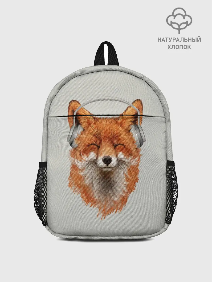 Рюкзак детский / Лиса в наушниках
