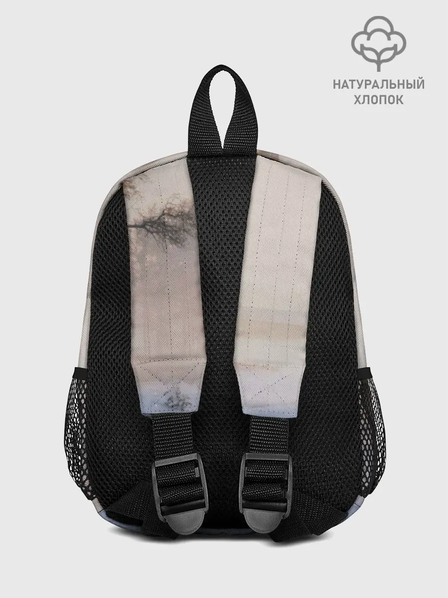 Рюкзак детский / Белая лошадь на снегу