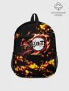 Рюкзак детский / Kimetsu no Yaiba желтое пламя