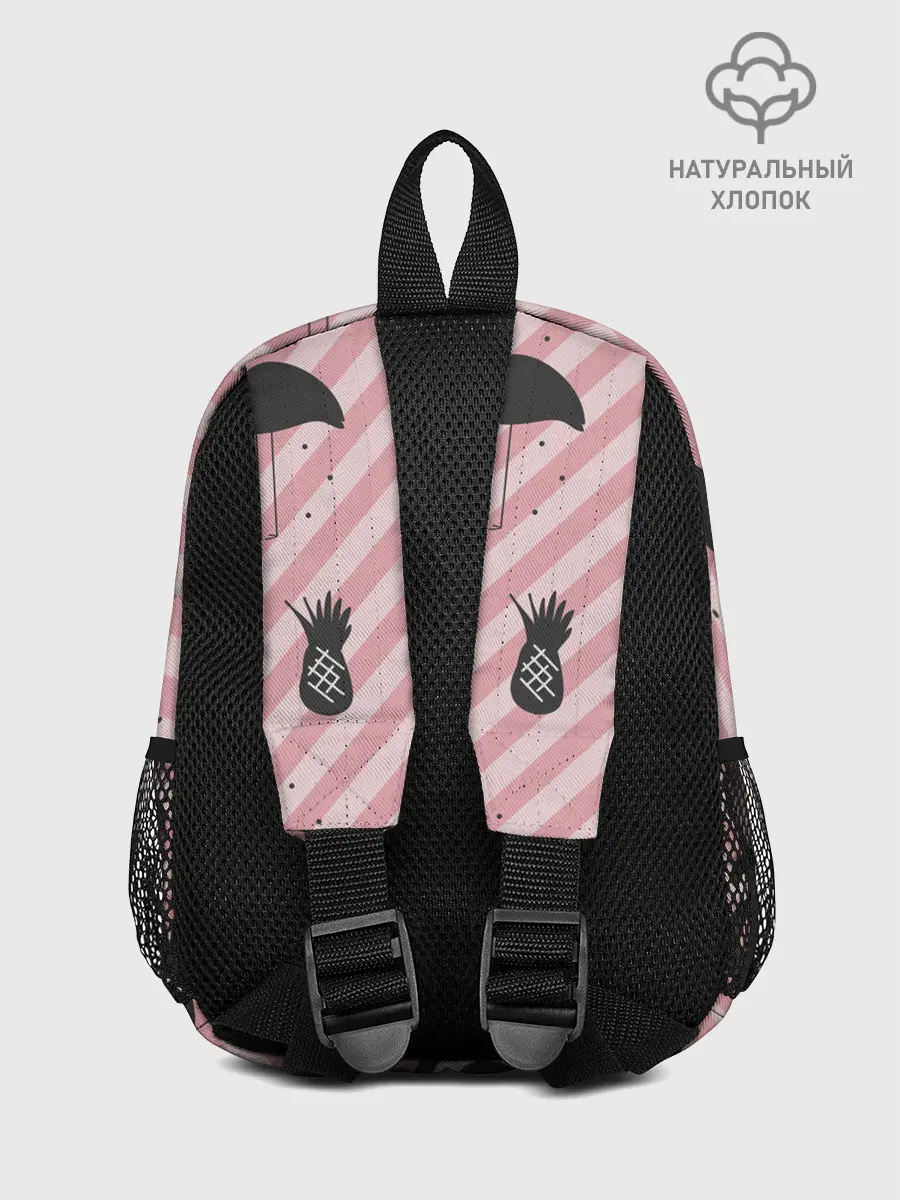 Рюкзак детский / Черный фламинго