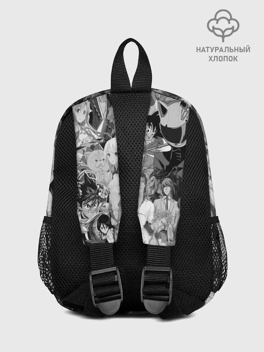Рюкзак детский / МНОГО ЧЕРНО-БЕЛЫХ АНИМЕ ДЕВОЧЕК