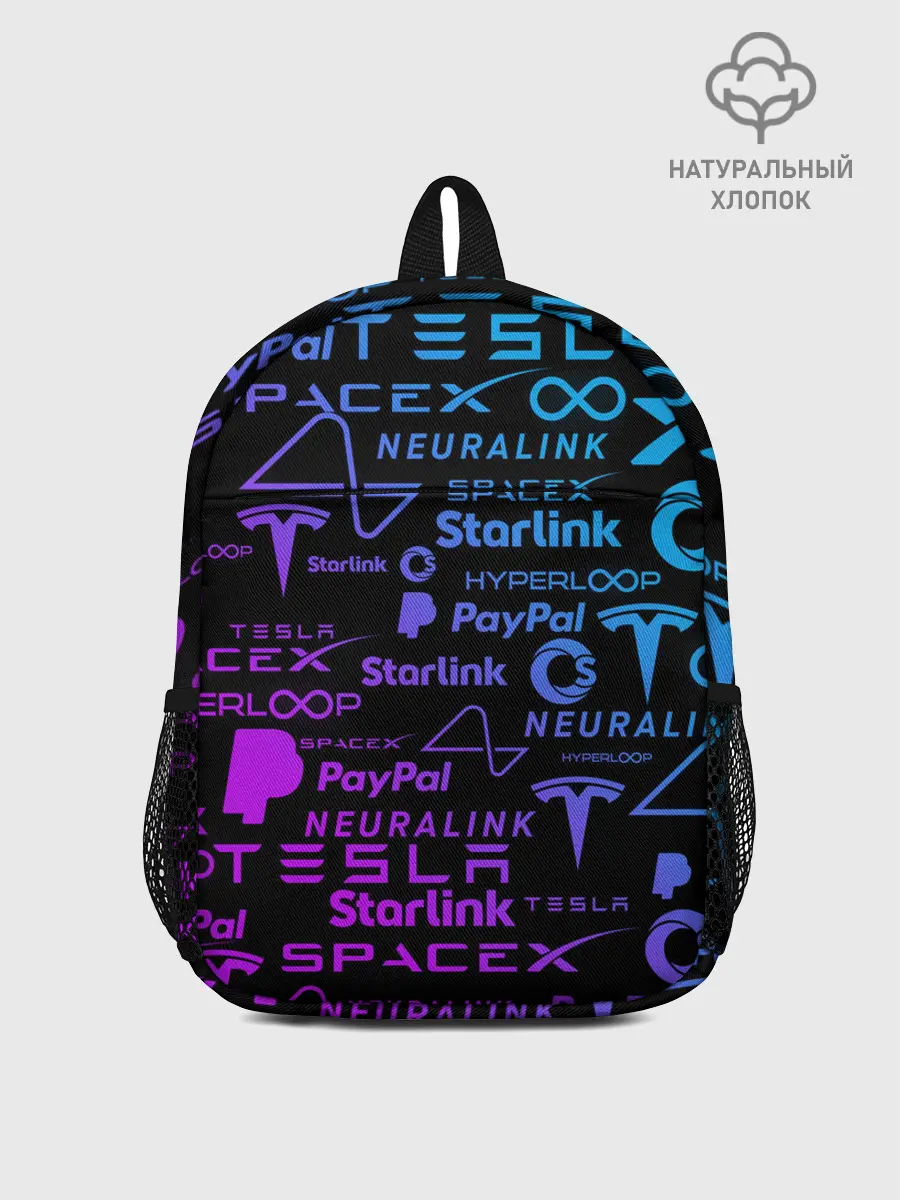 Рюкзак детский / ЛОГОТИПЫ ПРОЕКТОВ ИЛОНА МАСКА.