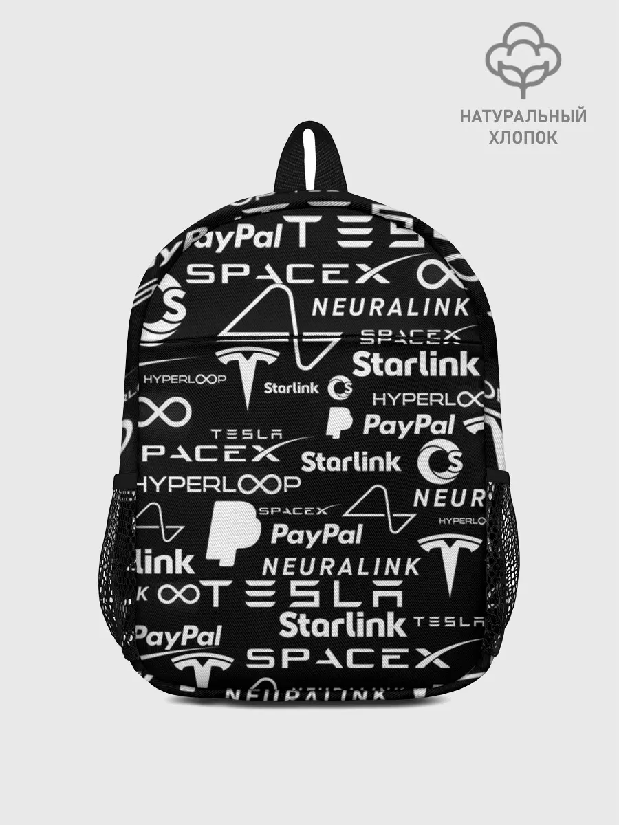 Рюкзак детский / ЛОГОТИПЫ ПРОЕКТОВ ИЛОНА МАСКА.