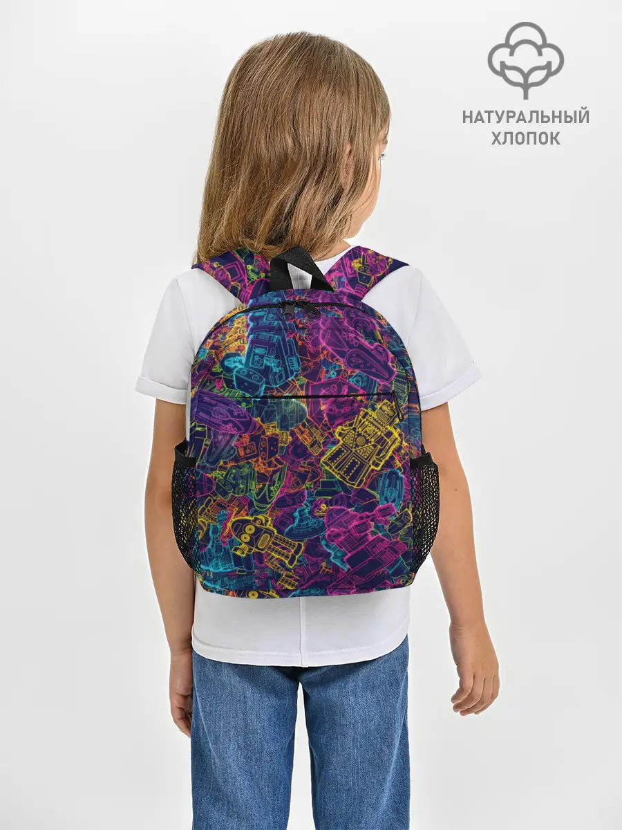 Рюкзак детский / Neon Robots