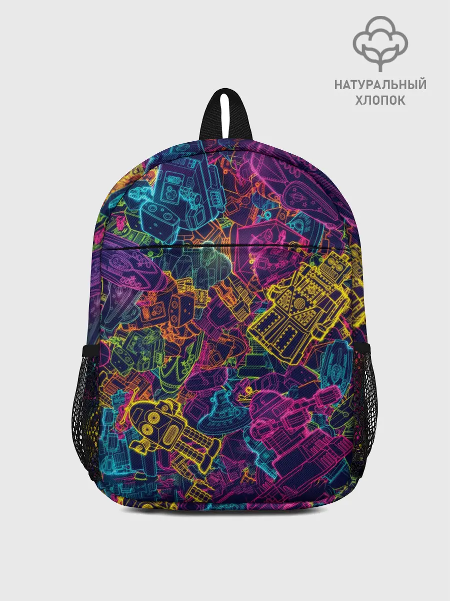 Рюкзак детский / Neon Robots