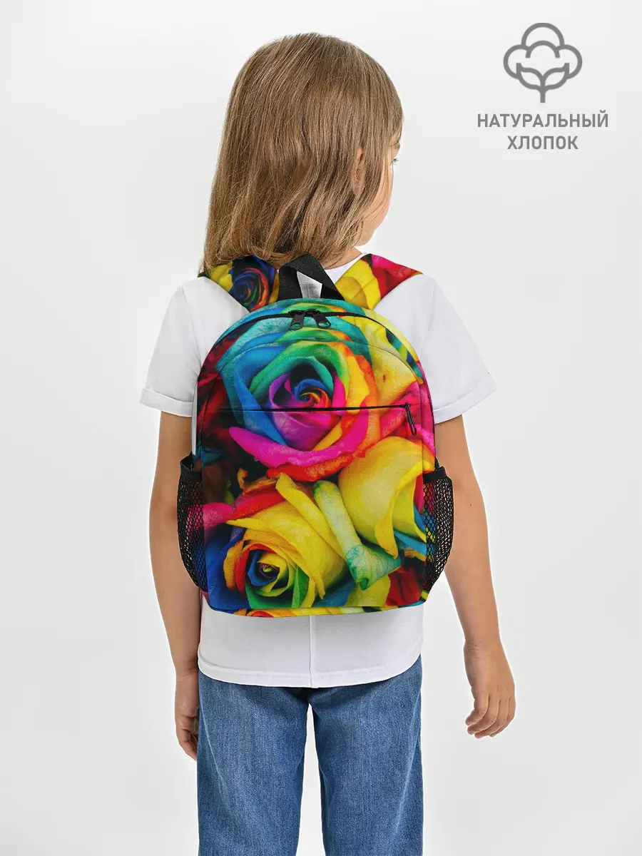 Рюкзак детский / Разноцветные розы