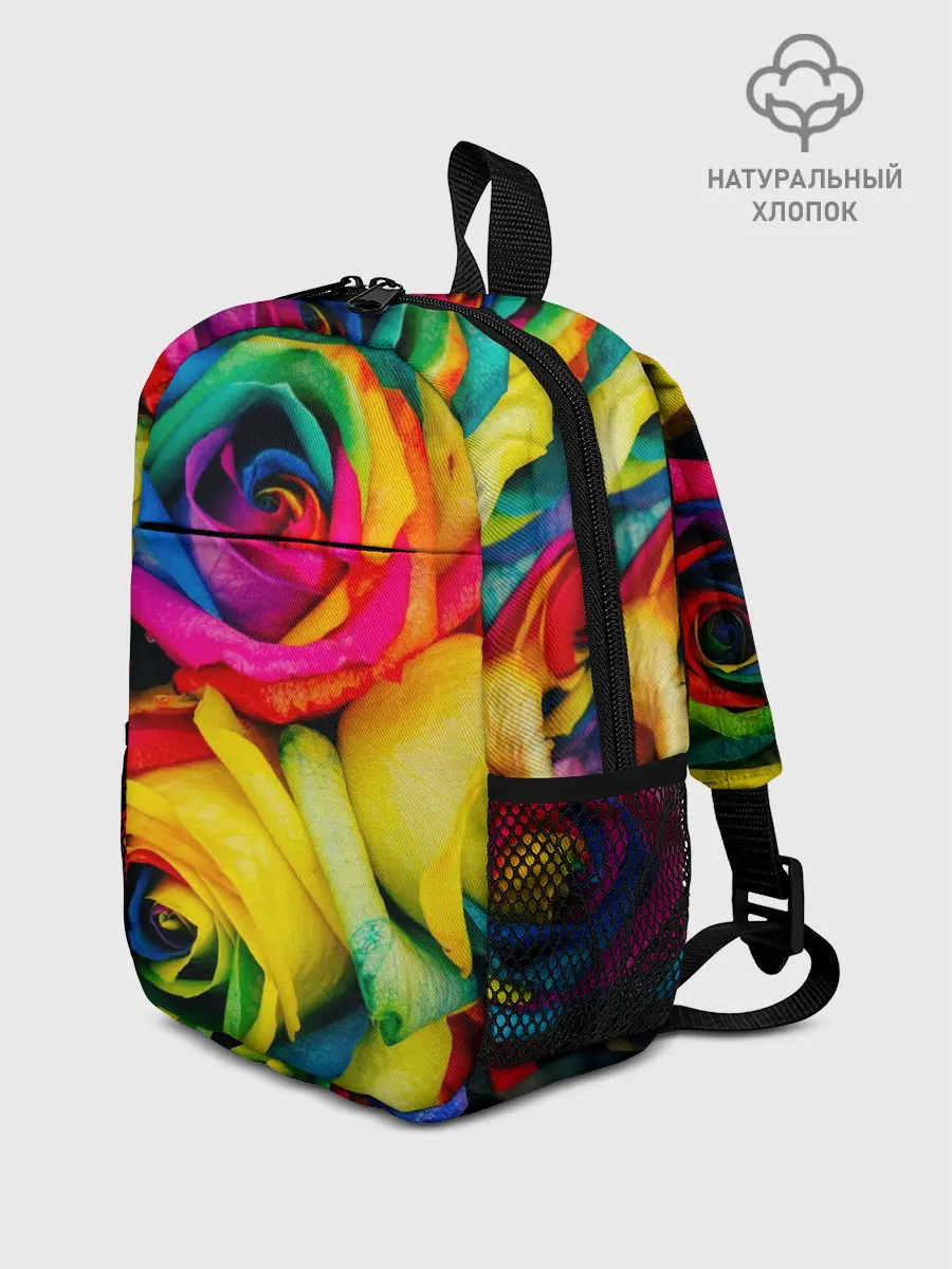 Рюкзак детский / Разноцветные розы