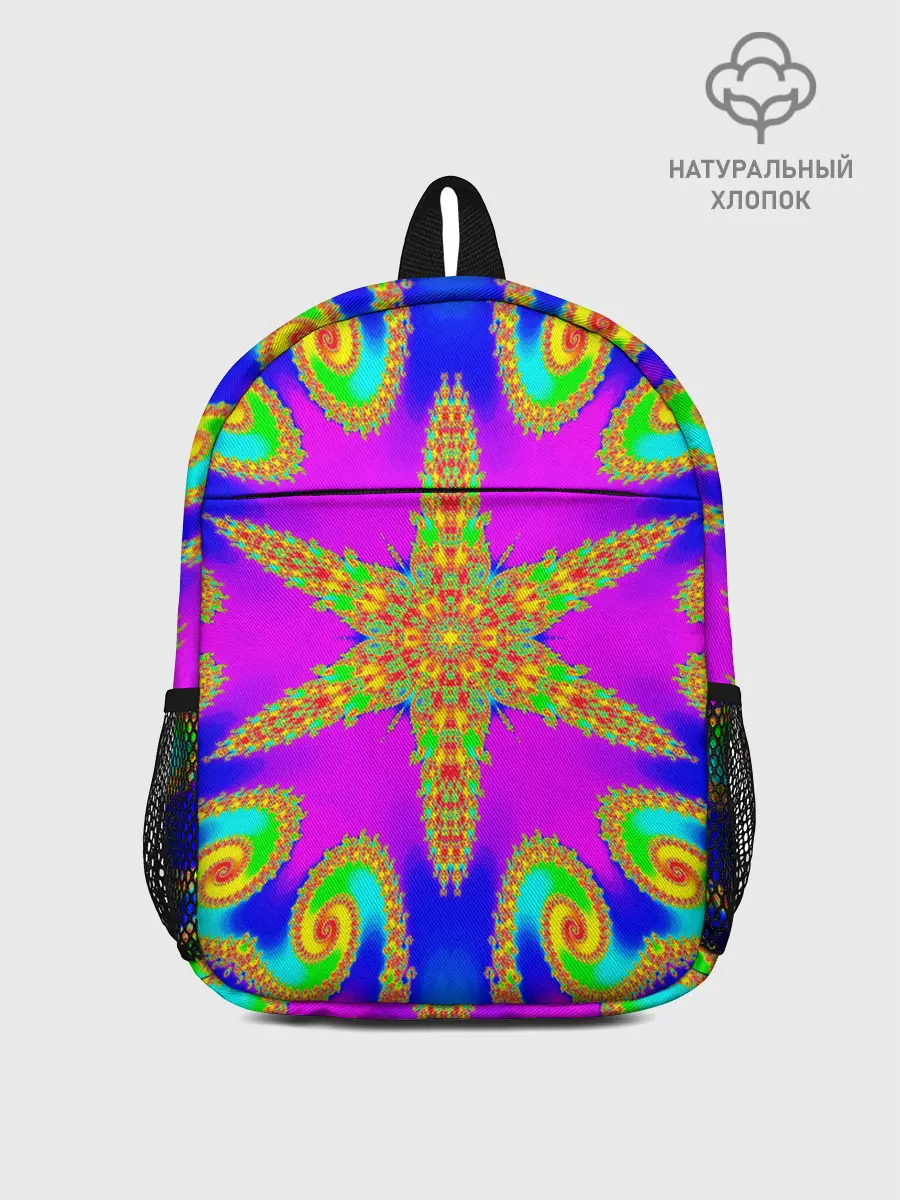 Рюкзак детский / Неоновый фрактал