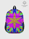 Рюкзак детский / Неоновый фрактал
